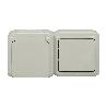 INTERRUPTOR DOBLE 10AX+PC 2P+T SCH GR IP44