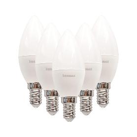 LAMPARAS LED G37 7W E14 LUZ FRIA VELA ECORAEE 0,11 INCL.