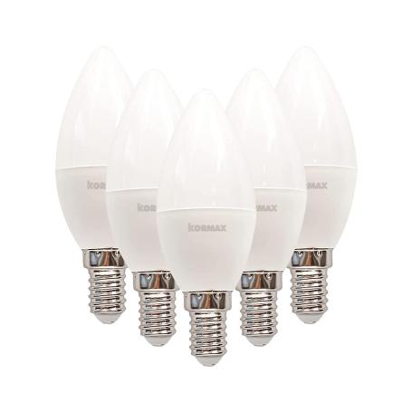 LAMPARAS LED G37 7W E14 LUZ FRIA VELA ECORAEE 0,11 INCL.