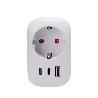 ENCHUFE SALIDA USB A + 2 SALIDAS USB C