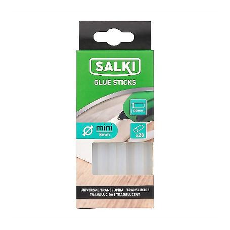 COLA FUSIBLE TRANSPARENTE 8X120MM 20UD