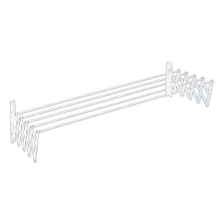 TENDEDERO  EXTENSIBLE 140CM BLANCO PLASTIFICADO