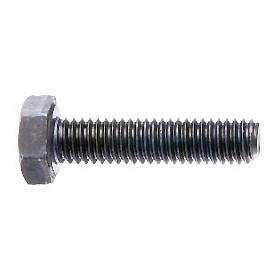 TORNILLO HEXAGONAL 20X60 8.8 DIN.933 PRESION ACERO NEGRO