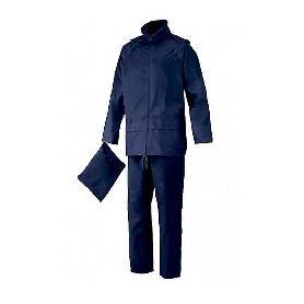 TRAJE AGUA POLIESTER PVC AZUL MARINO XL R-1700A