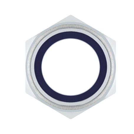 TUERCA AUTOBLOQUEO DIN 985.6/8 ZINC. 6MM