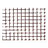MALLA PLAST. MARRON 10X10MM APROX. CUADRANET PREMIUN