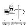LLAVE ESCUADRA CLASSIC METAL ANTICAL 1/2X3/8