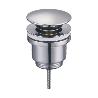 VALVULA CLICK-CLACK LATON CROMADO 63 AR19 TAPON GRANDE
