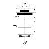 VALVULA CLICK-CLACK LATON CROMADO 63 AR19 TAPON GRANDE