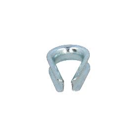 GUARDACABOS ZINCADO PARA CABLE 4 MM.