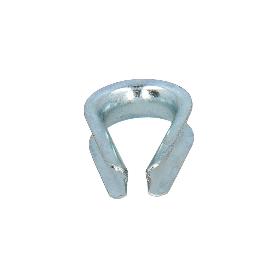 GUARDACABOS ZINCADO PARA CABLE 6 MM.