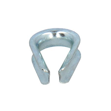 GUARDACABOS ZINCADO PARA CABLE 10 MM.