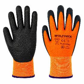GUANTES NYLON CON PALMA EN FOAM Y PUNTOS NITRILO TOUCH 7 (PAR)