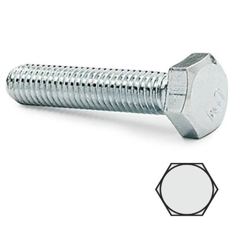 TORNILLO CABEZA HEXAGONAL DIN 933  ZI METRICA M-6 LARGO 60MM