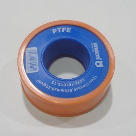 CINTA DE TEFLÓN. PTFE. SELLADORA DE ROSCAS. ANCHO 12MM. LONGITUD 12M