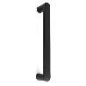MANILLÓN DE MUEBLE. CROMO SATINADO. ASA LARGA. 1 UNIDAD. CUERPO RECTO - JANDEL ACABADO NEGRO