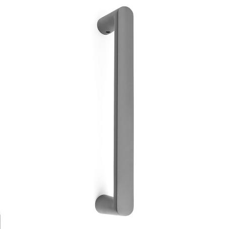 MANILLÓN DE MUEBLE. CROMO SATINADO. ASA LARGA. 1 UNIDAD. CUERPO RECTO - JANDEL ACABADO ANTRACITA