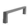 MANILLÓN DE MUEBLE. CROMO SATINADO. ASA LARGA. 1 UNIDAD. CUERPO RECTO - JANDEL ACABADO ANTRACITA