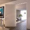 BISAGRA OCULTA KIKER PARA PUERTAS BATIENTES - APERTURA 90° Y DISEÑO INVISIBLE ACABADO BLANCO