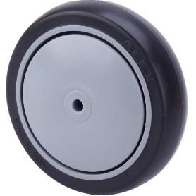RUEDA PGAISB150CP-8-43 NUCLEO POLIAMIX Y BANDA GOMA GRIS EJE BOLAS