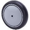 RUEDA PGAISB150CP-8-43 NUCLEO POLIAMIX Y BANDA GOMA GRIS EJE BOLAS