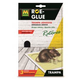 MASSO TRAMPA RATONES ADHESIVA CON ATRAYENTE 21.5X13.5 CM  231185