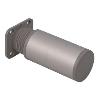 PATA REDONDA REGULABLE 60MM CROMO MATE