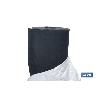 SUELO DE CAUCHO NEGRO CÍRCULOS 3 MM 1,20 X 10 M