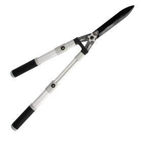 TIJERAS PODAR SETOS 2 MANOS ALUMINIO TELESCOPICAS, HOJAS ACERO ANTIADHERENTE, MANGO TPR, AJUSTE CORTE,