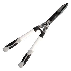 TIJERAS PODAR SETOS 2 MANOS ALUMINIO 63 CM. HOJAS ACERO ANTIADHERENTE, MANGO TPR, AJUSTE CORTE