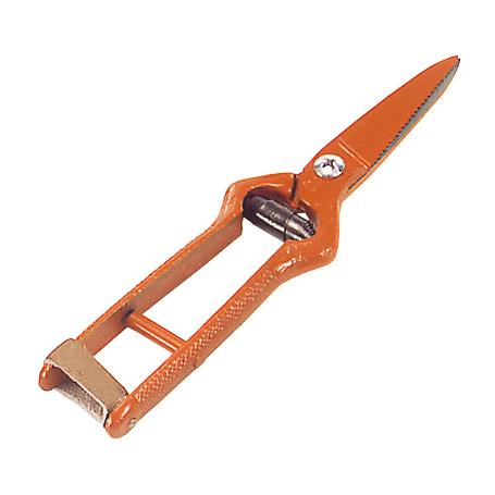 TIJERAS VENDIMIAR FORJADA RECTA  1 MANO   19 CM.