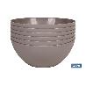 BOL MODELO ALBAHACA 2.4L COLOR PIEDRA 23X10CM   CAJA 6 UNID.