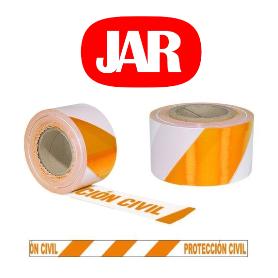 JAR BANDA CINTA SEÑALIZACION PROTECCION CIVIL ROLLO DE 250 M X 8 CM G400 4071799