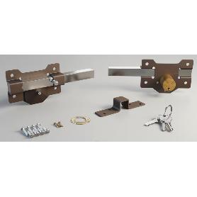 CAYS CERROJO MODELO B1 PINTADO LLAVE EXT-BOTON INT GR 119 CILINDRO RDO. 45 B1P