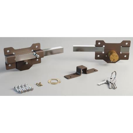 CAYS CERROJO MODELO B1 PINTADO LLAVE EXT-BOTON INT GR 119 CILINDRO RDO. 45 B1P