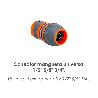 CONECTOR MANGUERA PLASTICO UNIVERSAL  1/2 5/8 3/4