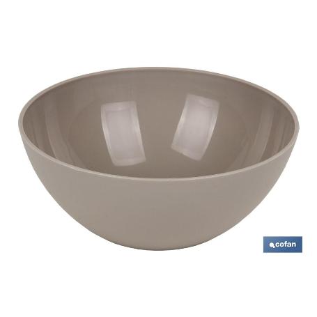 BOL MODELO ALBAHACA 950ML COLOR PIEDRA 17X7CM VENTA UNITARIA