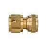 CONECTOR MANGUERA CON FUNCIÓN STOP FABRICADO EN LATON  1/2 HEMBRA, ADAPTADOR GRIFO, CONECTOR GRIFO A CONECTOR RAPID