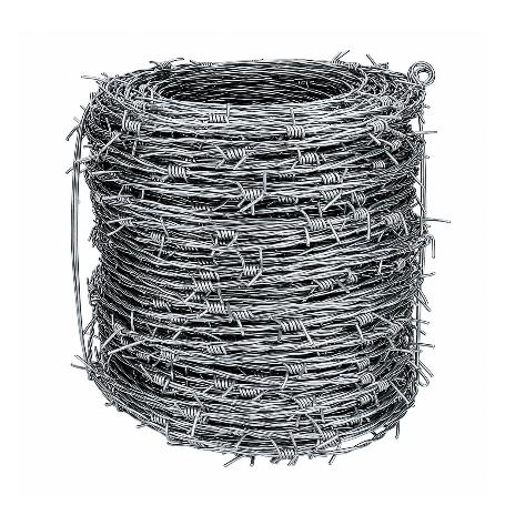 ALAMBRE ESPINO GALVANIZADO 100 METROS 4/12