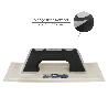 LLANA / TALOCHA CON MANGO DE PLASTICO ABS BORDE FLEXIBLE. ESPECIAL LECHADAS. BASE 30,50 X 14 CM. MANGO LIGERO Y ERG
