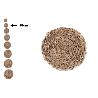 15 CMS SALVAMANTEL REDONDO FIBRA NATURAL ECOLOGICO