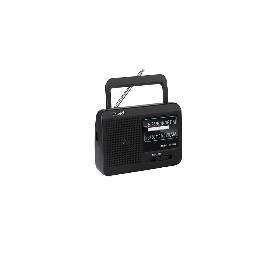 RADIO PORTATIL AM/FM PILAS/RED NEGRO