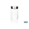 FRASCO BOROSILICATO+ACERO MODELO CICER 1300ML 22.5 X 10  CM