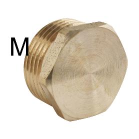 TAPON MACHO 3/8  LATON 361001