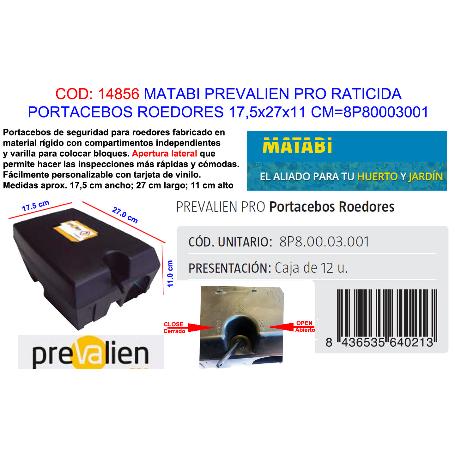 PREVALIEN PRO PORTACEBOS ROEDORES MATABI