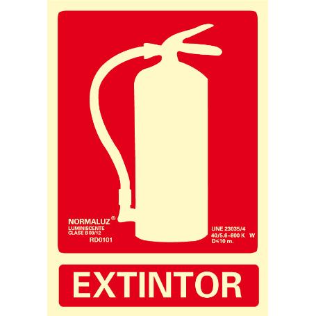CARTEL 30*21 B00101 EXTINTOR