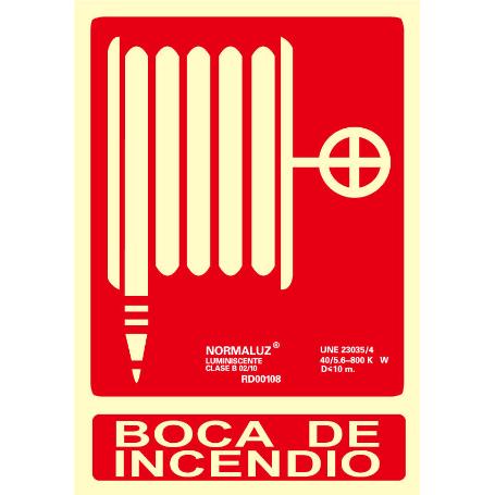 SEÑAL BIE PVC 0,7 CLASE B 210X300MM B00108