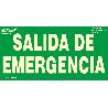 SEÑAL SALIDA DE EMERGENCIA PVC 0,7MM C.B 320X160