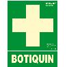 SEÑAL BOTIQUIN PVC 0,7MM CLASE B 224X300MM