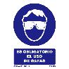 CARTEL 30*21 RD20002 OBLIG EL USO DE LAS GAFAS